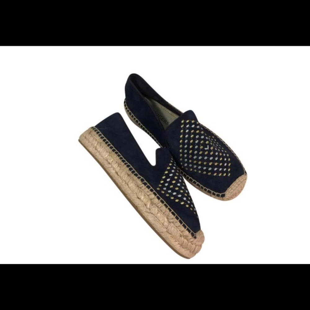 Jack Rogers Navy Blue Luna Suede Espadrilles. Size 8.5 - Picture 2 of 8